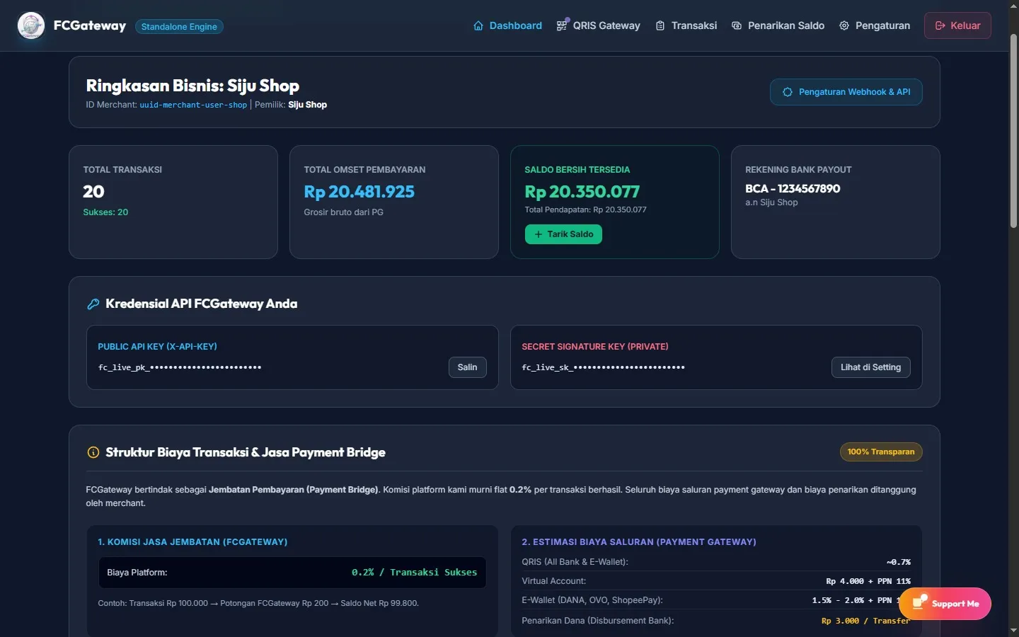 Screenshot PaymentBridge: Self-Hosted QRIS Dynamic & Payment Gateway Engine - #5